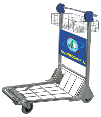 carrello portabagagli freno attivo